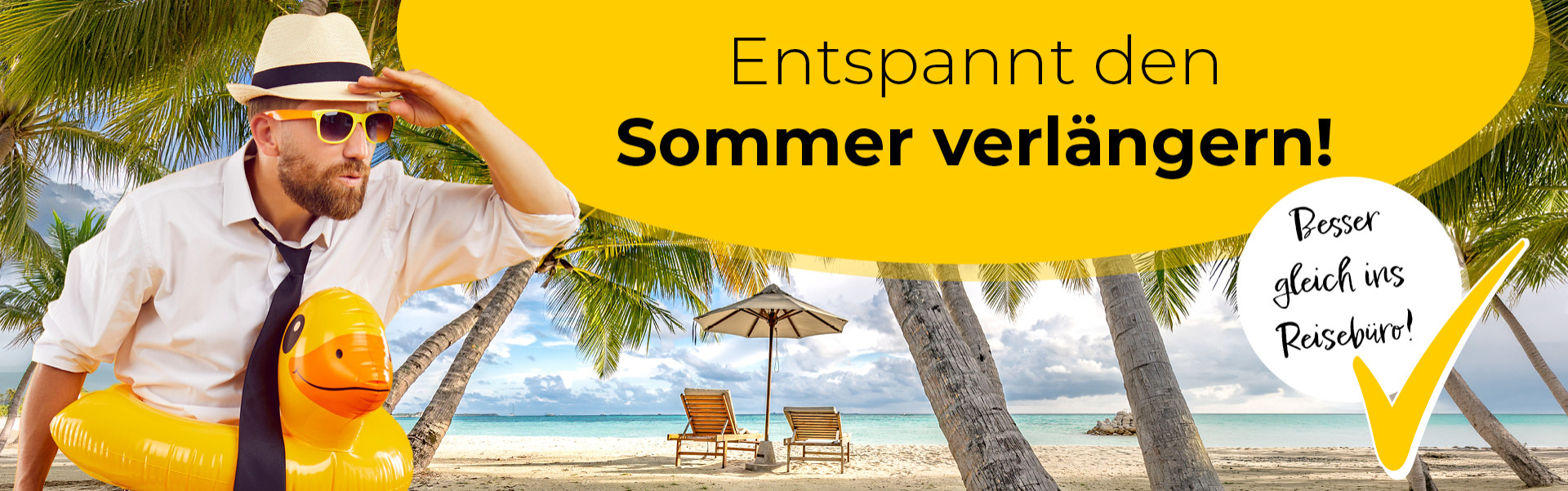 Zurück ins Reisebüro