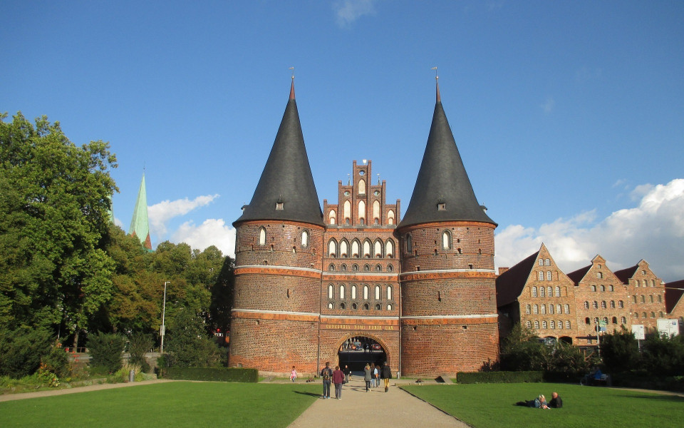 Lübeck mit dem Holstentor