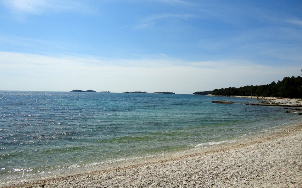 Strand in Istrien
