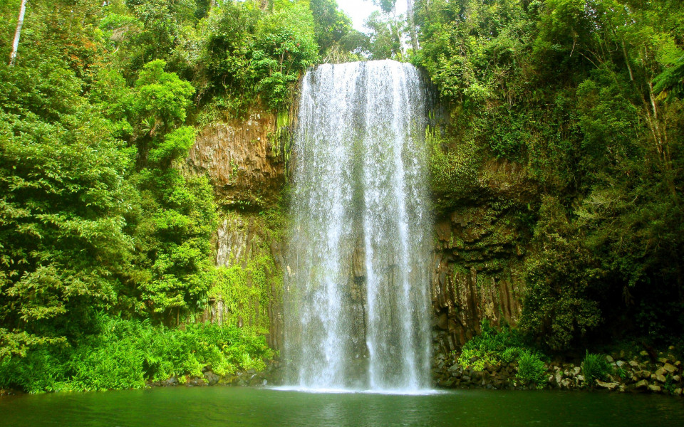 Wasserfall auf La Réunion