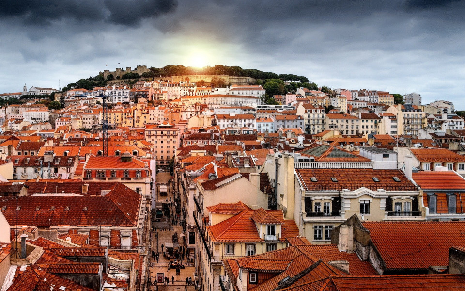 Stadtkern der Alfama in Lissabon