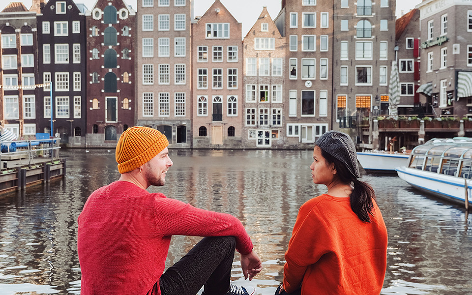 Paar in Amsterdam