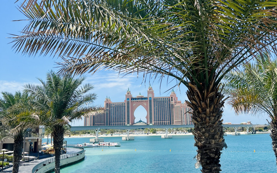 Aussicht auf das Hotel Atlantis the Palm in Dubai