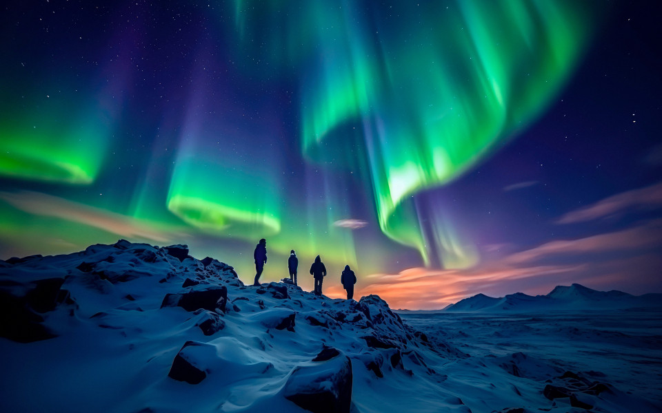 Polarlichter-in-Lappland