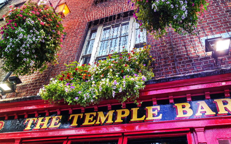 The Temple Bar in Dublin im Cultural Quarter, Irland