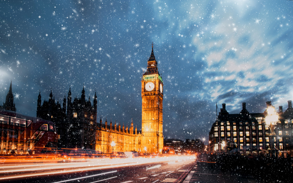 Big Ben im Winter