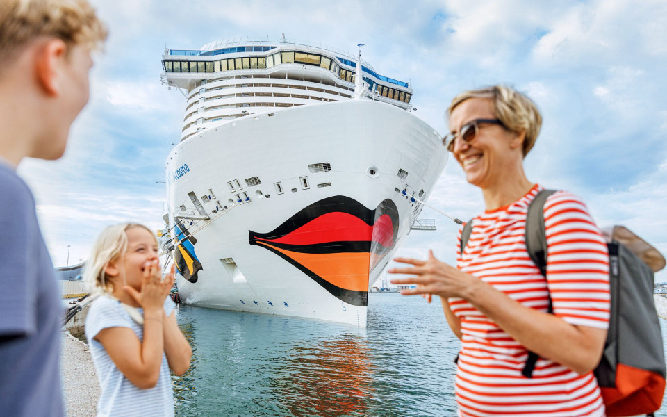 AIDA Pärchen an Bord