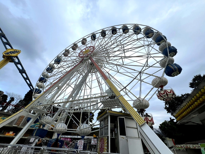 Blick auf das Riesenrad im Luna Park im Kültürpark Izmir